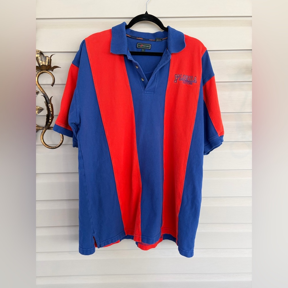 Vintage Florida Gators Blue and Orange Polo Shirt